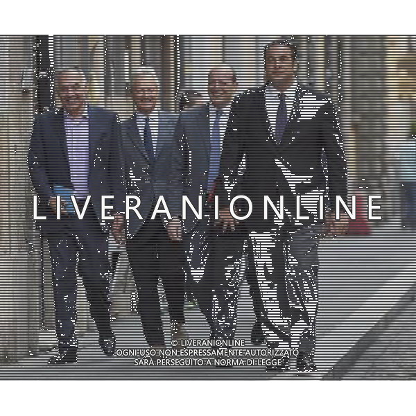 Roma - 16/06/2015 - Residence Ripetta - Conferenza stampa del presidente della Roma James Pallotta - nella foto: James Pallotta con Mauro Baldissoni e Italo Zanzi / Ph. Fabrizio Corradetti - Ag. Aldo Liverani Sas