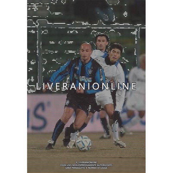 ATALANTA-INTER TIM CUP 27/01/2005 NELLA FOTO migliaccio-cruz FOTO MARCO LUZZANI-AGENZIA ALDO LIVERANI S A S
