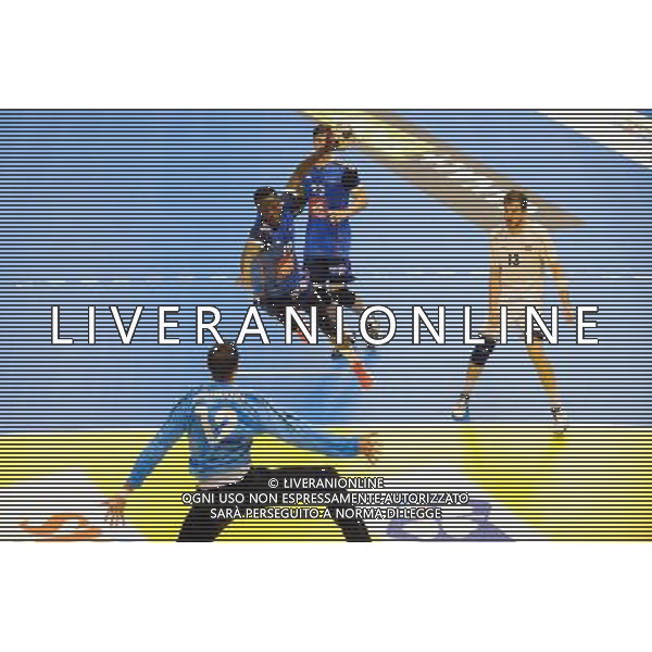 Luc ABALO - 13.06.2015 - France / Suisse - Qualification Euro-Clermont Photo : Jean Paul Thomas / Icon Sport /AGENZIA ALDO LIVERANI Sas - ITALY ONLY - EDITORIAL USE ONLY - Francia Svizzera Volley maschile qualificazioni