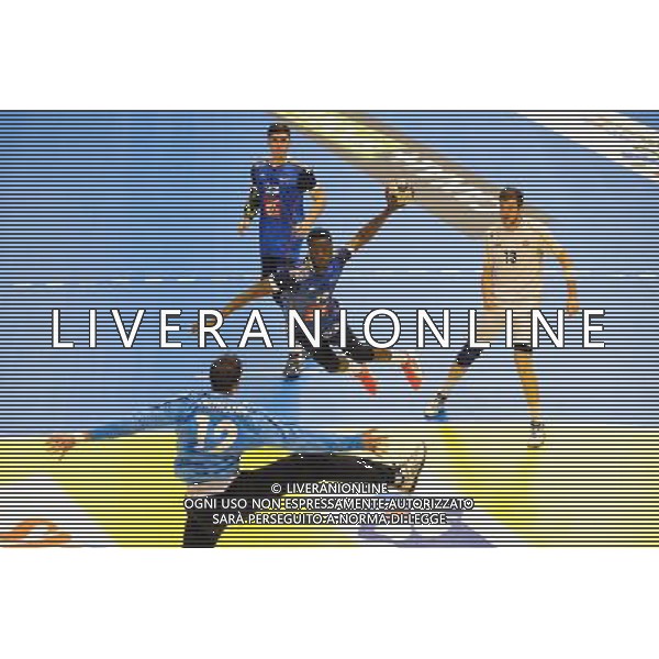 Luc ABALO - 13.06.2015 - France / Suisse - Qualification Euro-Clermont Photo : Jean Paul Thomas / Icon Sport /AGENZIA ALDO LIVERANI Sas - ITALY ONLY - EDITORIAL USE ONLY - Francia Svizzera Volley maschile qualificazioni