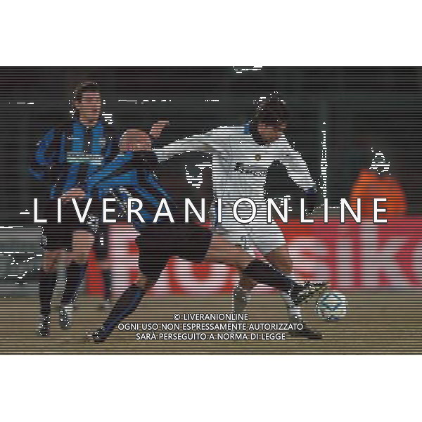 ATALANTA-INTER TIM CUP 27/01/2005 NELLA FOTO recoba-migliaccio FOTO MARCO LUZZANI-AGENZIA ALDO LIVERANI S A S