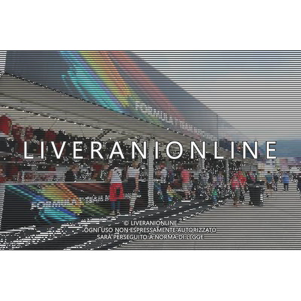 Merchandise stands. 18.06.2015. Formula 1 World Championship, Rd 8, Austrian Grand Prix, Spielberg, Austria, Preparation Day. /AGENZIA ALDO LIVERANI Sas - ITALY ONLY - EDITORIAL USE ONLY