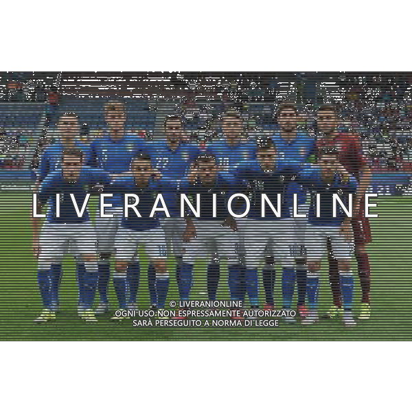 UEFA Under 21 Championship 2015 Group B Olomuc (Repubblica Ceca) - 18.06.2015 Italia-Svezia Nella Foto: italia squadra formazione bardi, sabelli, daniele rugani, federico viviani, stefano sturaro, andrea belotti, domenico berardi, matteo bianchetti, daniele baselli, christian battocchio, davide zappacosta /Ph.Vitez-Ag. Aldo Liverani