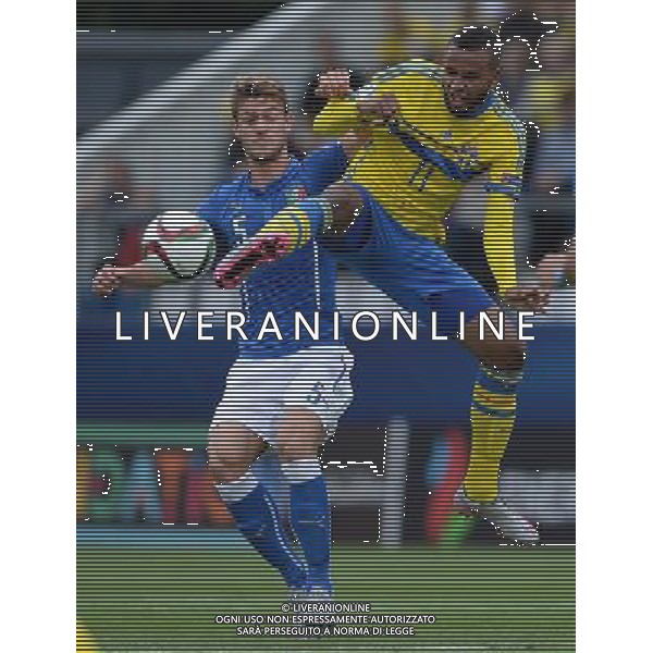 UEFA Under 21 Championship 2015 Group B Olomuc (Repubblica Ceca) - 18.06.2015 Italia-Svezia Nella Foto:isaac kiese thelin-daniele rugani /Ph.Vitez-Ag. Aldo Liverani
