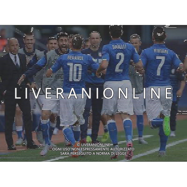 UEFA Under 21 Championship 2015 Group B Olomuc (Repubblica Ceca) - 18.06.2015 Italia-Svezia Nella Foto: esultanza dopo il gol su rigore di domenico berardi /Ph.Vitez-Ag. Aldo Liverani