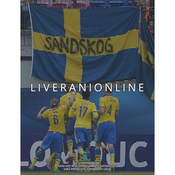 UEFA Under 21 Championship 2015 Group B Olomuc (Repubblica Ceca) - 18.06.2015 Italia-Svezia Nella Foto: esultanza dopo il gol del pareggio di john guidetti /Ph.Vitez-Ag. Aldo Liverani