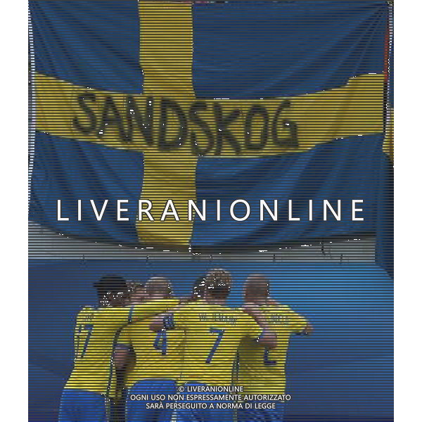 UEFA Under 21 Championship 2015 Group B Olomuc (Repubblica Ceca) - 18.06.2015 Italia-Svezia Nella Foto: esultanza dopo il gol del pareggio di john guidetti /Ph.Vitez-Ag. Aldo Liverani
