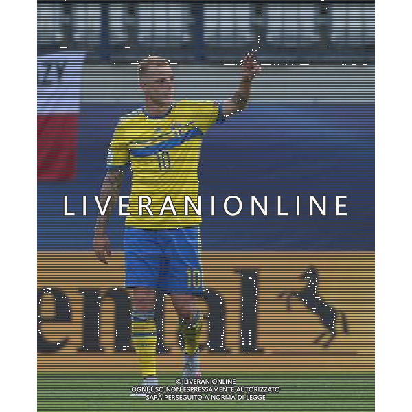 UEFA Under 21 Championship 2015 Group B Olomuc (Repubblica Ceca) - 18.06.2015 Italia-Svezia Nella Foto: esultanza dopo il gol di john guidetti /Ph.Vitez-Ag. Aldo Liverani