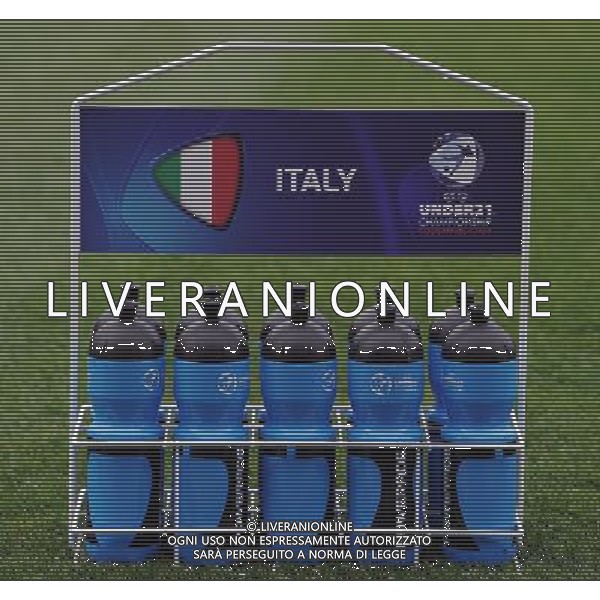 UEFA Under 21 Championship 2015 Group B Olomuc (Repubblica Ceca) - 18.06.2015 Italia-Svezia Nella Foto:Calcio Situazione acqua borracce /Ph.Vitez-Ag. Aldo Liverani