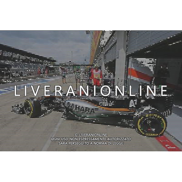 Nico Hulkenberg (GER) Sahara Force India F1 VJM08 leaves the pits. 19.06.2015. Formula 1 World Championship, Rd 8, Austrian Grand Prix, Spielberg, Austria, Practice Day. /AGENZIA ALDO LIVERANI Sas - ITALY ONLY - EDITORIAL USE ONLY - Prove Libere