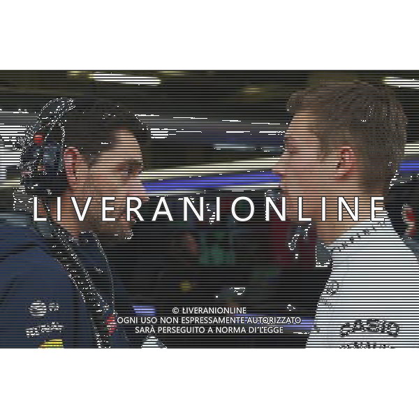 (L to R): Guillaume Rocquelin (ITA) Red Bull Racing Head of Race Engineering with Daniil Kvyat (RUS) Red Bull Racing. 19.06.2015. Formula 1 World Championship, Rd 8, Austrian Grand Prix, Spielberg, Austria, Practice Day. /AGENZIA ALDO LIVERANI Sas - ITALY ONLY - EDITORIAL USE ONLY - Prove Libere