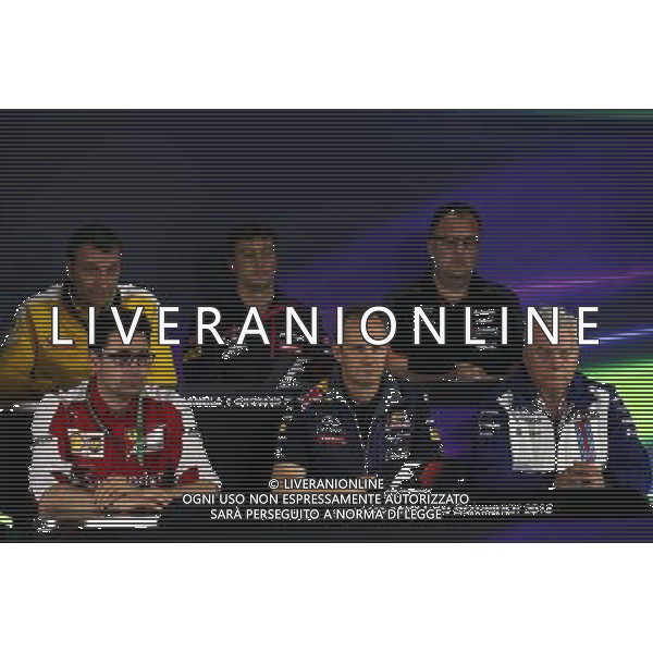 The FIA Press Conference (From back row (L to R)): Rob White (GBR) Renault Sport Deputy Managing Director (Technical); James Key (GBR) Scuderia Toro Rosso Technical Director; Tom McCullough (GBR) Sahara Force India F1 Team Chief Engineer; Mattia Binotto (ITA) Ferrari Race Engine Manager; Paul Monaghan (GBR) Red Bull Racing Chief Engineer; Pat Symonds (GBR) Williams Chief Technical Officer. 19.06.2015. Formula 1 World Championship, Rd 8, Austrian Grand Prix, Spielberg, Austria, Practice Day. /AGENZIA ALDO LIVERANI Sas - ITALY ONLY - EDITORIAL USE ONLY - Prove Libere