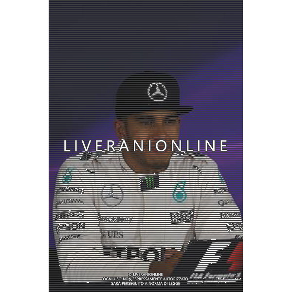 Lewis Hamilton (GBR) Mercedes AMG F1 in the FIA Press Conference. 20.06.2015. Formula 1 World Championship, Rd 8, Austrian Grand Prix, Spielberg, Austria, Qualifying Day. /AGENZIA ALDO LIVERANI Sas - ITALY ONLY - EDITORIAL USE ONLY - Prove Ufficiali