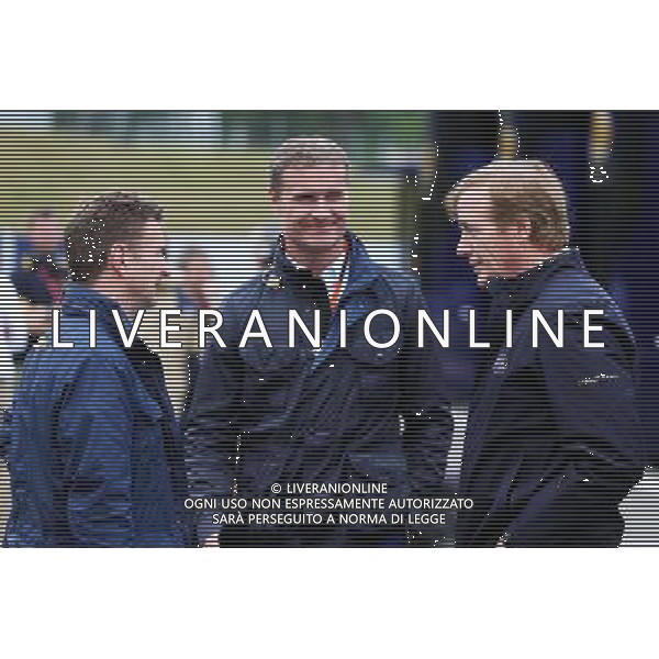 (L to R): Allan McNish (GBR) BBC F1 Presenter with David Coulthard (GBR) Red Bull Racing and Scuderia Toro Advisor / BBC Television Commentator and Danny Sullivan (USA) FIA Steward. 20.06.2015. Formula 1 World Championship, Rd 8, Austrian Grand Prix, Spielberg, Austria, Qualifying Day. - www.xpbimages.com, EMail: requests@xpbimages.com - copy of publication required for printed pictures. Every used picture is fee-liable. © Copyright: Moy / XPB Images /AGENZIA ALDO LIVERANI Sas - ITALY ONLY - EDITORIAL USE ONLY - prove ufficiali