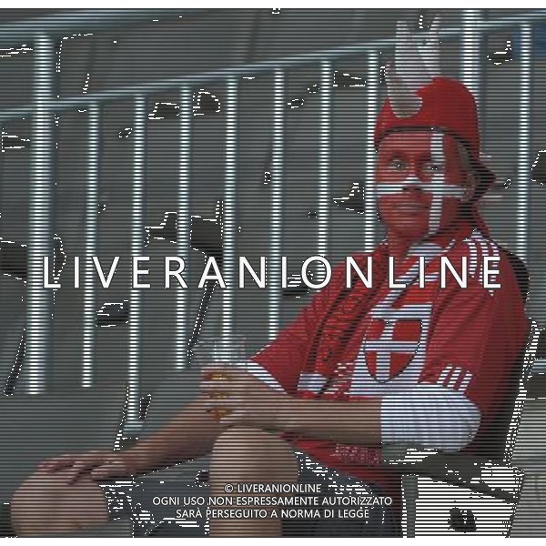 UEFA Under 21 Championship 2015 Group A Praga (Repubblica Ceca) - 20.06.2015 Germania-Danimarca Nella Foto:tifoso danimarca /Ph.Vitez-Ag. Aldo Liverani