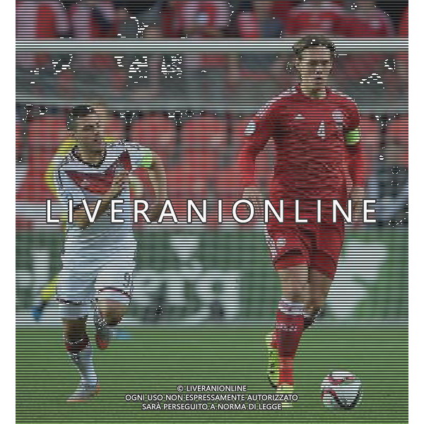 UEFA Under 21 Championship 2015 Group A Praga (Repubblica Ceca) - 20.06.2015 Germania-Danimarca Nella Foto:jannik vestergaard-kevin volland /Ph.Vitez-Ag. Aldo Liverani