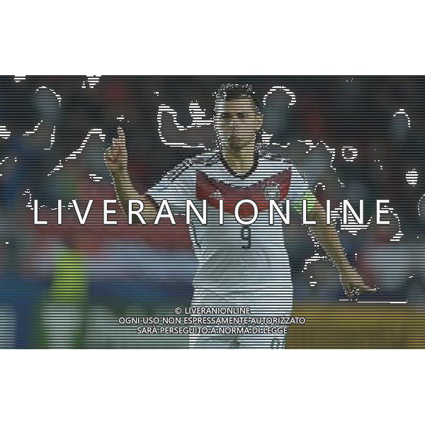 UEFA Under 21 Championship 2015 Group A Praga (Repubblica Ceca) - 20.06.2015 Germania-Danimarca Nella Foto:kevin volland esulta secondo gol /Ph.Vitez-Ag. Aldo Liverani