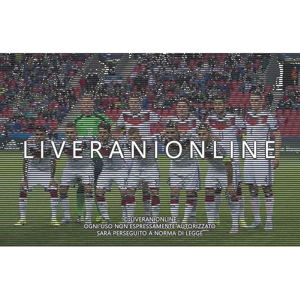 UEFA Under 21 Championship 2015 Group A Praga (Repubblica Ceca) - 20.06.2015 Germania-Danimarca Nella Foto:Germania Squadra Formazione Ter Stegen,Korb,Ginter,Schulz,Bittencourt,Volland,Can,Kimmich,Younes,Meyer,Heintz /Ph.Vitez-Ag. Aldo Liverani