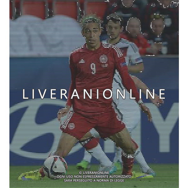 UEFA Under 21 Championship 2015 Group A Praga (Repubblica Ceca) - 20.06.2015 Germania-Danimarca Nella Foto:Yussuf Poulsen /Ph.Vitez-Ag. Aldo Liverani