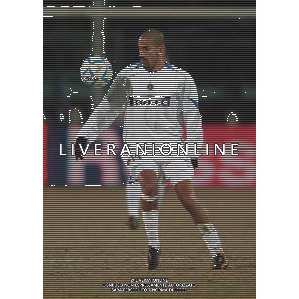 Bergamo 28/01/2005 coppa italiatim 2004/05 atalanta-inter 0:1 nella foto veron juan sebastian ph marco luzzani/ag aldo liverani s.a.s.