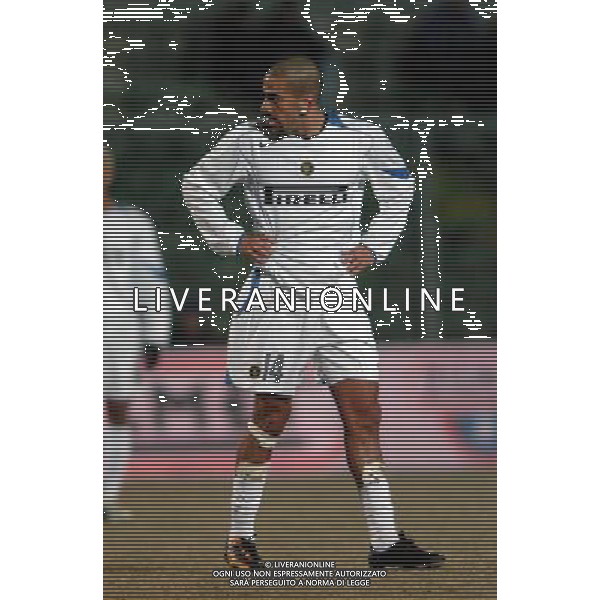 Bergamo 28/01/2005 coppa italiatim 2004/05 atalanta-inter 0:1 nella foto veron juan sebastian ph marco luzzani/ag aldo liverani s.a.s.