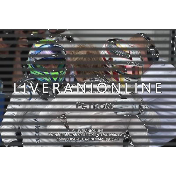 Nico Rosberg (GER), Mercedes AMG F1 Team and Lewis Hamilton (GBR), Mercedes AMG F1 Team 21.06.2015. Formula 1 World Championship, Rd 8, Austrian Grand Prix, Spielberg, Austria, Race Day. /AGENZIA ALDO LIVERANI Sas - ITALY ONLY - EDITORIAL USE ONLY - GARA