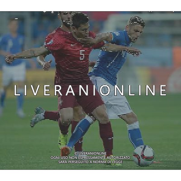 UEFA Under 21 Championship 2015 Group B Uherske Hradiste (Repubblica Ceca) - 21.06.2015 Italia-Portogallo Nella Foto:domenico berardi-raphael guerreiro /Ph.Vitez-Ag. Aldo Liverani