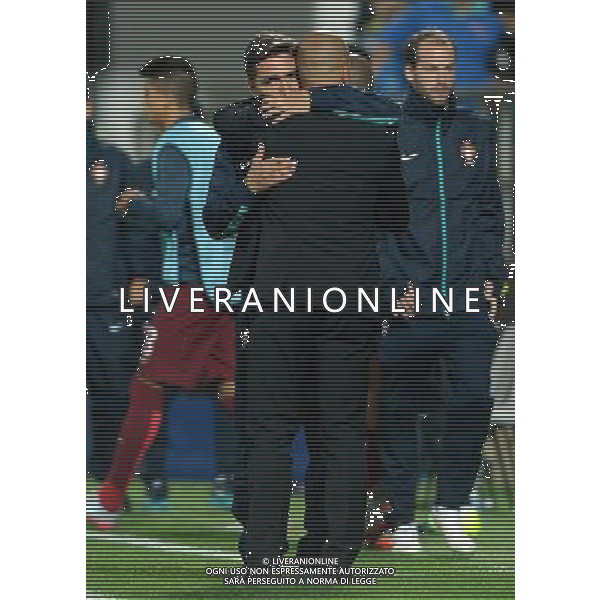 UEFA Under 21 Championship 2015 Group B Uherske Hradiste (Repubblica Ceca) - 21.06.2015 Italia-Portogallo Nella Foto:abbraccio finale fra rui jorge e luigi di biagio /Ph.Vitez-Ag. Aldo Liverani