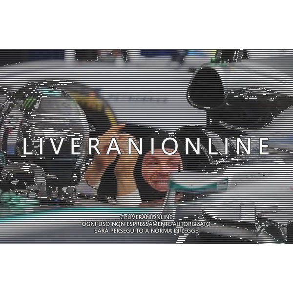 Race winner Nico Rosberg (GER) Mercedes AMG F1 W06 celebrates in parc ferme. 21.06.2015. Formula 1 World Championship, Rd 8, Austrian Grand Prix, Spielberg, Austria, Race Day. AG ALDO LIVERANI SAS ONLY ITALY