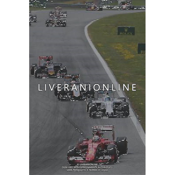 Sebastian Vettel (GER) Ferrari SF15-T. 21.06.2015. Formula 1 World Championship, Rd 8, Austrian Grand Prix, Spielberg, Austria, Race Day. AG ALDO LIVERANI SAS ONLY ITALY