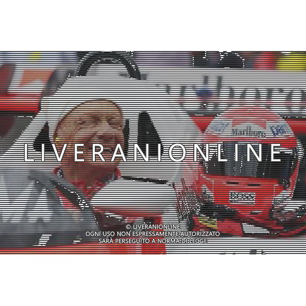 Niki Lauda (AUT) Mercedes Non-Executive Chairman in the McLaren MP4/2 at the Legends Parade. 21.06.2015. Formula 1 World Championship, Rd 8, Austrian Grand Prix, Spielberg, Austria, Race Day. AG ALDO LIVERANI SAS ONLY ITALY