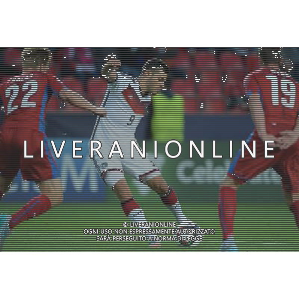 UEFA Under 21 Championship 2015 Group A Praga (Repubblica Ceca) - 23.06.2015 Repubblica Ceca-Germania Nella Foto:kevin volland prova il tiro /Ph.Vitez-Ag. Aldo Liverani