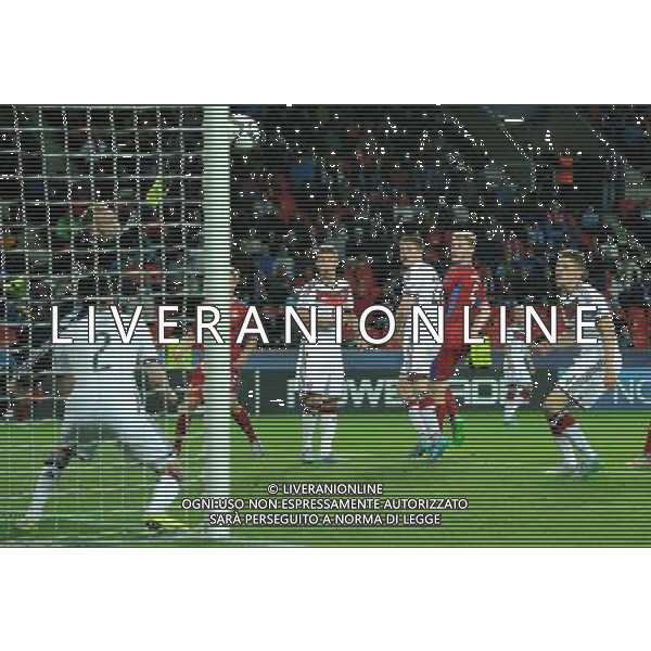 UEFA Under 21 Championship 2015 Group A Praga (Repubblica Ceca) - 23.06.2015 Repubblica Ceca-Germania Nella Foto:julian korb salva sulla linea il colpo di testa di jakub brabec /Ph.Vitez-Ag. Aldo Liverani