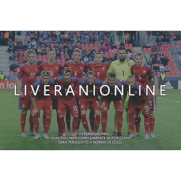 UEFA Under 21 Championship 2015 Group A Praga (Repubblica Ceca) - 23.06.2015 Repubblica Ceca-Germania Nella Foto:Repubblica Ceca Squadra Formazione Koubek,Kaderabek,Brabec,Petrak,Zmrhal,Kliment,Skalak,Frydek,Travnik,Hybs,Kalas /Ph.Vitez-Ag. Aldo Liverani