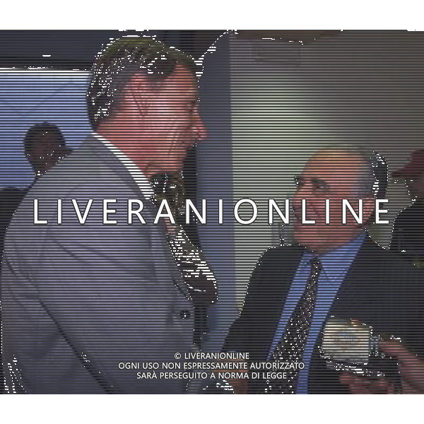 RETROSPETTIVA ROMA CALCIO NELLA FOTO ZDENEK ZEMAN E FRANCO SENZI PRESIDENTE ROMA CALCIO AG ALDO LIVERANI SAS