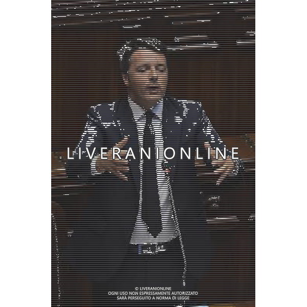 Roma - 24/06/2015 - Montecitorio - Comunicazioni del Presidente del Consiglio Matteo Renzi in vista del Consiglio europeo - nella foto: Matteo Renzi / Ph. Fabrizio Corradetti - Ag. Aldo Liverani Sas