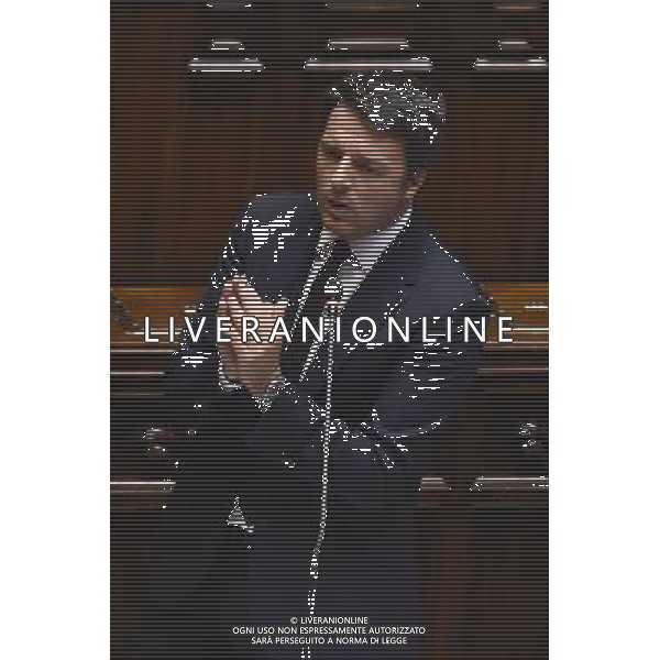 Roma - 24/06/2015 - Montecitorio - Comunicazioni del Presidente del Consiglio Matteo Renzi in vista del Consiglio europeo - nella foto: Matteo Renzi / Ph. Fabrizio Corradetti - Ag. Aldo Liverani Sas