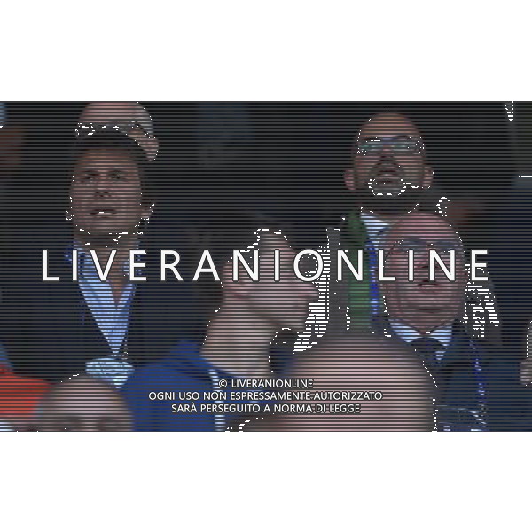 UEFA Under 21 Championship 2015 Group B Olomouc (Repubblica Ceca) - 24.06.2015 Inghilterra-Italia Nella Foto:antonio conte e carlo tavecchio /Ph.Vitez-Ag. Aldo Liverani