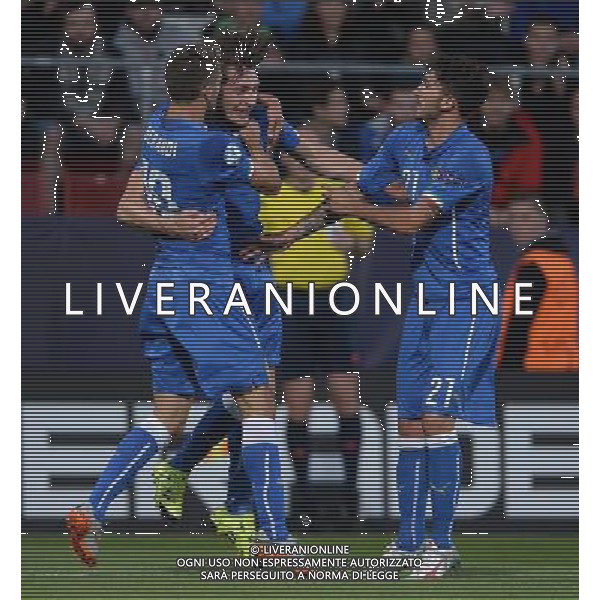 UEFA Under 21 Championship 2015 Group B Olomouc (Repubblica Ceca) - 24.06.2015 Inghilterra-Italia Nella Foto:andrea belotti esulta /Ph.Vitez-Ag. Aldo Liverani