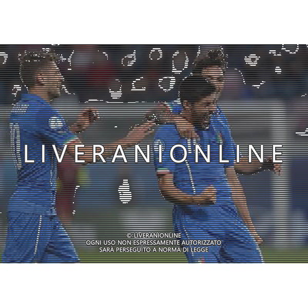 UEFA Under 21 Championship 2015 Group B Olomouc (Repubblica Ceca) - 24.06.2015 Inghilterra-Italia Nella Foto:marco benassi esulta /Ph.Vitez-Ag. Aldo Liverani