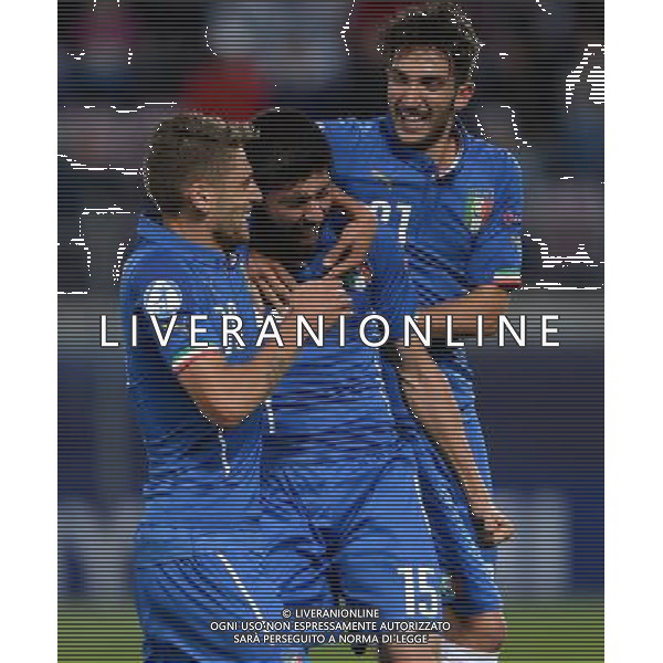 UEFA Under 21 Championship 2015 Group B Olomouc (Repubblica Ceca) - 24.06.2015 Inghilterra-Italia Nella Foto:marco benassi esulta /Ph.Vitez-Ag. Aldo Liverani
