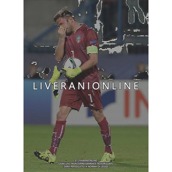 UEFA Under 21 Championship 2015 Group B Olomouc (Repubblica Ceca) - 24.06.2015 Inghilterra-Italia Nella Foto:le lacrime di francesco bardi /Ph.Vitez-Ag. Aldo Liverani