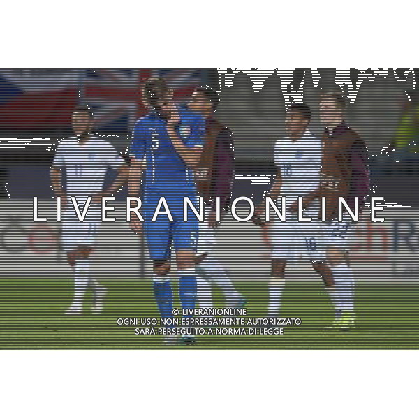 UEFA Under 21 Championship 2015 Group B Olomouc (Repubblica Ceca) - 24.06.2015 Inghilterra-Italia Nella Foto:delusione daniele rugani /Ph.Vitez-Ag. Aldo Liverani