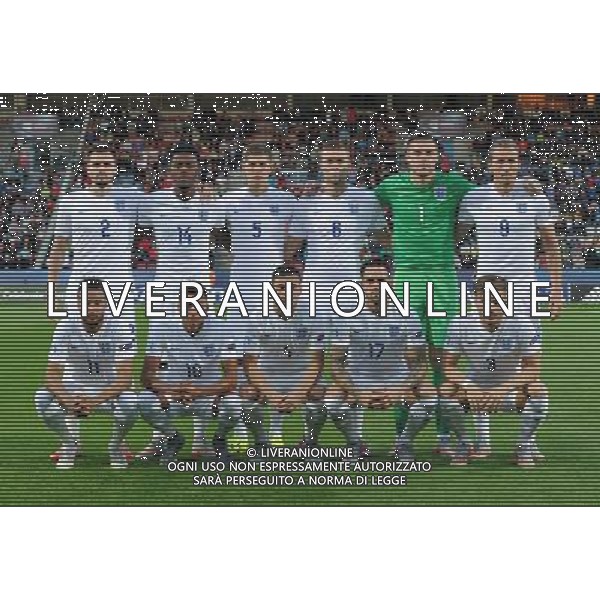 UEFA Under 21 Championship 2015 Group B Olomouc (Repubblica Ceca) - 24.06.2015 Inghilterra-Italia Nella Foto:Inghilterra Squadra Formazione Butland,Jenkinson,Garbutt,Forster-Caskey,Stones,Gibson,Kane,Redmond,Chalobah,Lingard,Ings /Ph.Vitez-Ag. Aldo Liverani