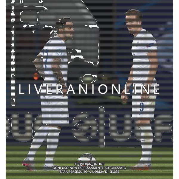 UEFA Under 21 Championship 2015 Group B Olomouc (Repubblica Ceca) - 24.06.2015 Inghilterra-Italia Nella Foto:Harry Kane-Danny Ings /Ph.Vitez-Ag. Aldo Liverani