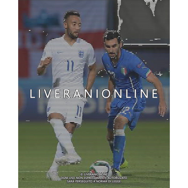 UEFA Under 21 Championship 2015 Group B Olomouc (Repubblica Ceca) - 24.06.2015 Inghilterra-Italia Nella Foto:Nathan Redmond-Davide Zappacosta /Ph.Vitez-Ag. Aldo Liverani