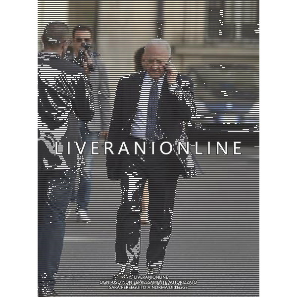 Roma - 25/06/2015 - Palazzo Chigi - nella foto: Vincenzo De Luca esce da Palazzo Chigi dopo la riunione con Matteo Renzi per la questione immigrati / Ph. Fabrizio Corradetti - Ag. Aldo Liverani Sas
