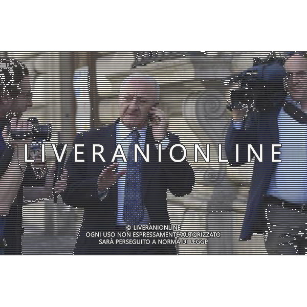 Roma - 25/06/2015 - Palazzo Chigi - nella foto: Vincenzo De Luca esce da Palazzo Chigi dopo la riunione con Matteo Renzi per la questione immigrati / Ph. Fabrizio Corradetti - Ag. Aldo Liverani Sas