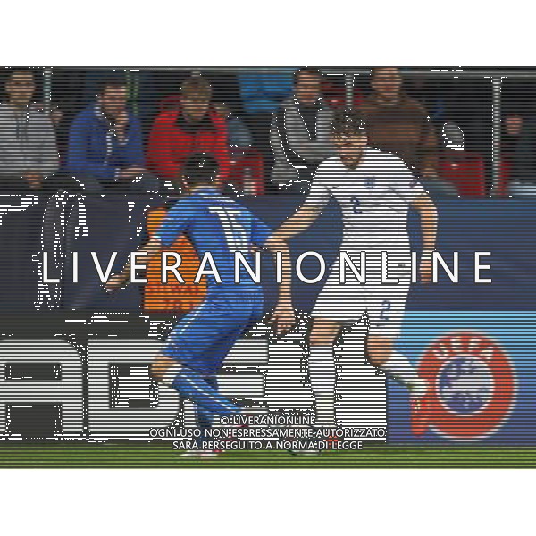 OLOMUNIEC, CZECHY STADION ANDER 24.06.2015 REPREZENTACJA NARODOWA TEAM KADRA U21 PILKA NOZNA MISTRZOSTWA EUROPY UEFA U-21 CZECHY 2015 GRUPA B ANGLIA U21 - WLOCHY U21 NZ MARCO BENASSI ( ITA ) CARL JENKINSON ( ENG ) FOT MICHAL NOWAK / NEWSPIX.PL OLOMOUC, CZECH REPUBLIC ANDER STADIUM 24.06.2015 FOOTBALL NATIONAL TEAMS U-21 UEFA UNDER 21 CHAMPIONSHIP CZECH REPUBLIC 2015 GROUP B ENGLAND U21 - ITALY U21 MARCO BENASSI ( ITA ) CARL JENKINSON ( ENG ) MICHAL NOWAK / NEWSPIX.PL --- Newspix.pl /AGENZIA ALDO LIVERANI Sas - ITALY ONLY - EDITORIAL USE ONLY - Inghilterra - Italia UEFA Under 21 Championship 2015 Group B Olomouc (Repubblica Ceca) - 24.06.2015 *** Local Caption *** www.newspix.pl mail us: info@newspix.pl call us: 0048 022 23 22 222 --- Polish Picture Agency by Ringier Axel Springer Poland