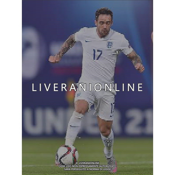 2015.06.24 OLOMOUC FOOTBALL UNDER 21 CHAMPIONSHIP CZECH REPUBLIC 2015 ENGLAND VS ITALY DANNY INGS 2015.06.24 OLOMUNIEC CZECHY PILKA NOZNA MISTRZOSTWA EUROPY U21 ANGLIA - WLOCHY FOTO LUKASZ LASKOWSKI / PRESSFOCUS / NEWSPIX.PL --- Newspix.pl /AGENZIA ALDO LIVERANI Sas - ITALY ONLY - EDITORIAL USE ONLY - Inghilterra - Italia UEFA Under 21 Championship 2015 Group B Olomouc (Repubblica Ceca) - 24.06.2015 *** Local Caption *** www.newspix.pl mail us: info@newspix.pl call us: 0048 022 23 22 222 --- Polish Picture Agency by Ringier Axel Springer Poland